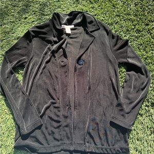 Black cover up shirt